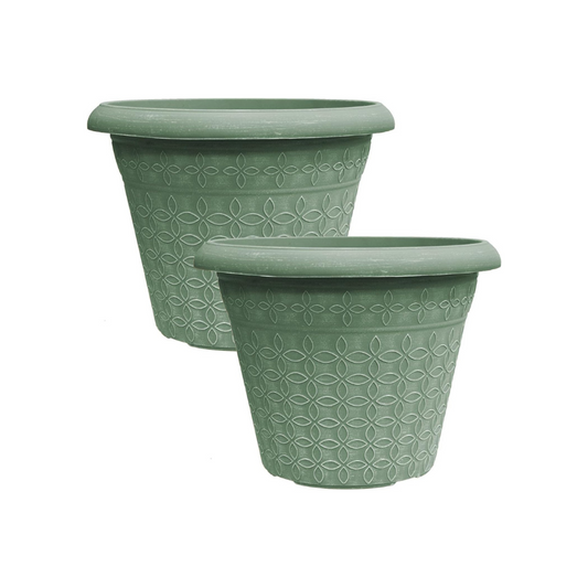 Geometric Plastic Plant Pots